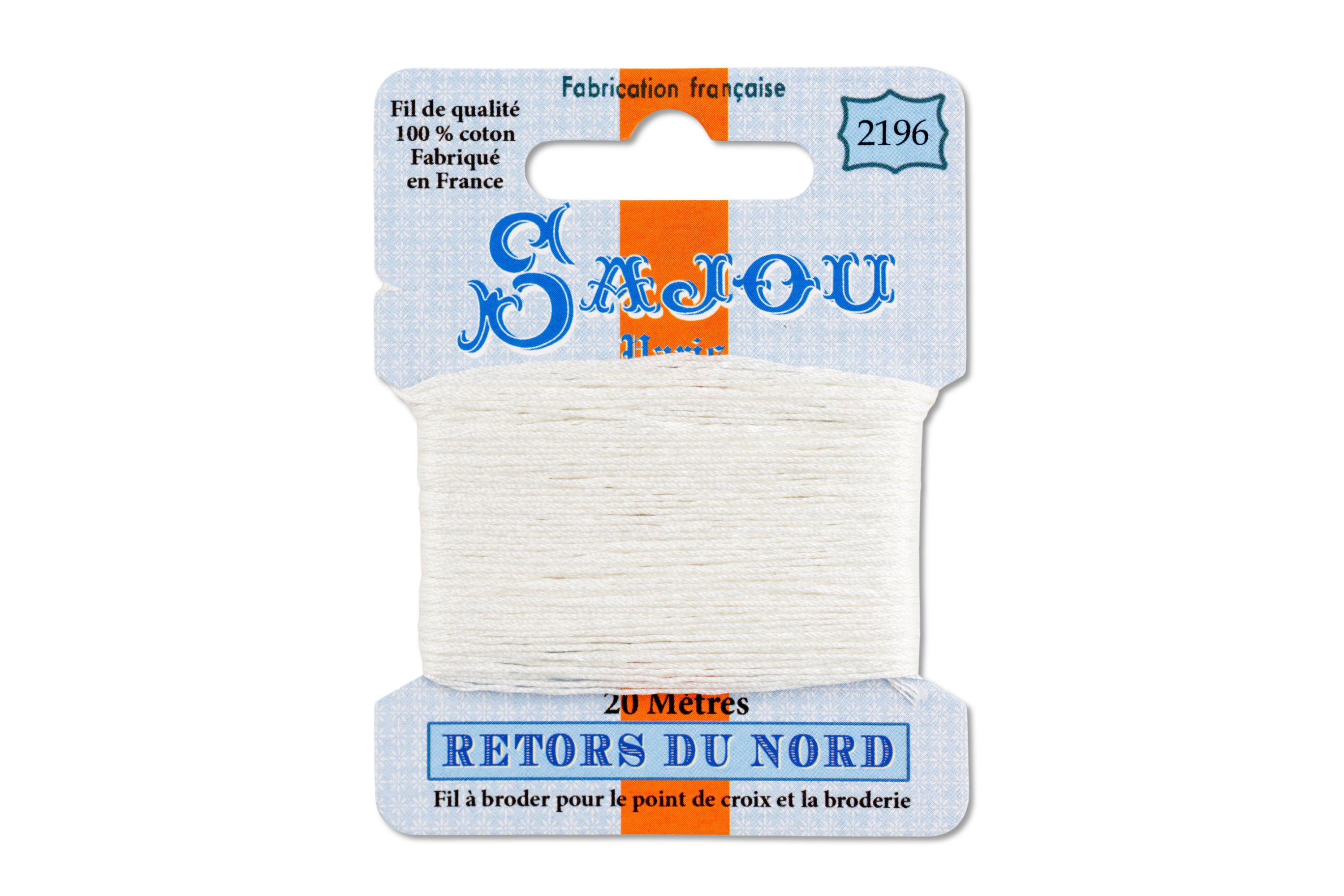 Retors du Nord Embroidery Floss, #2196 Ivory