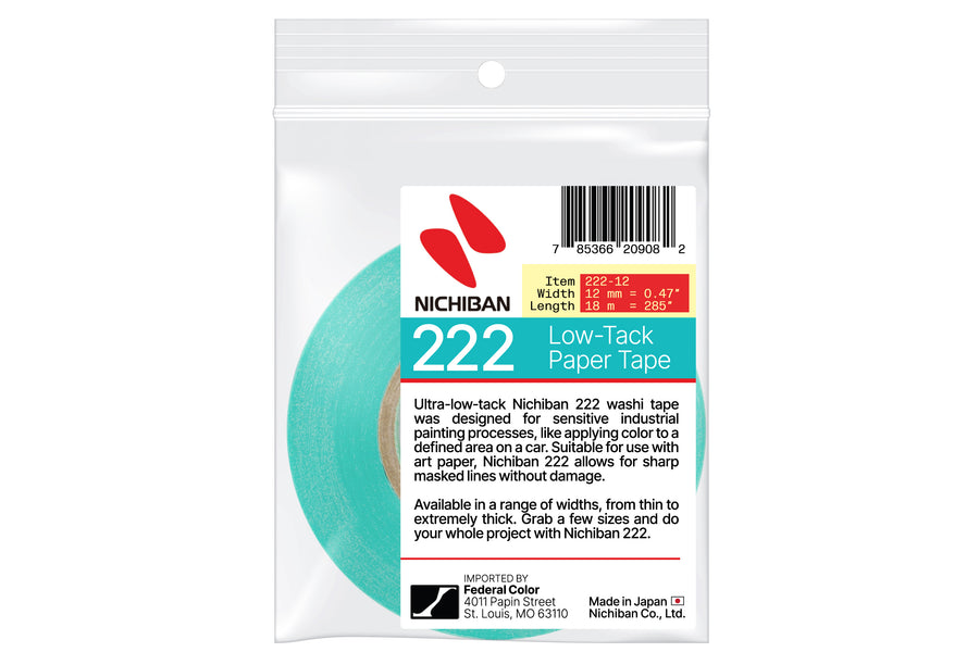 Nichiban #222 Ultra-Low-Tack Tape