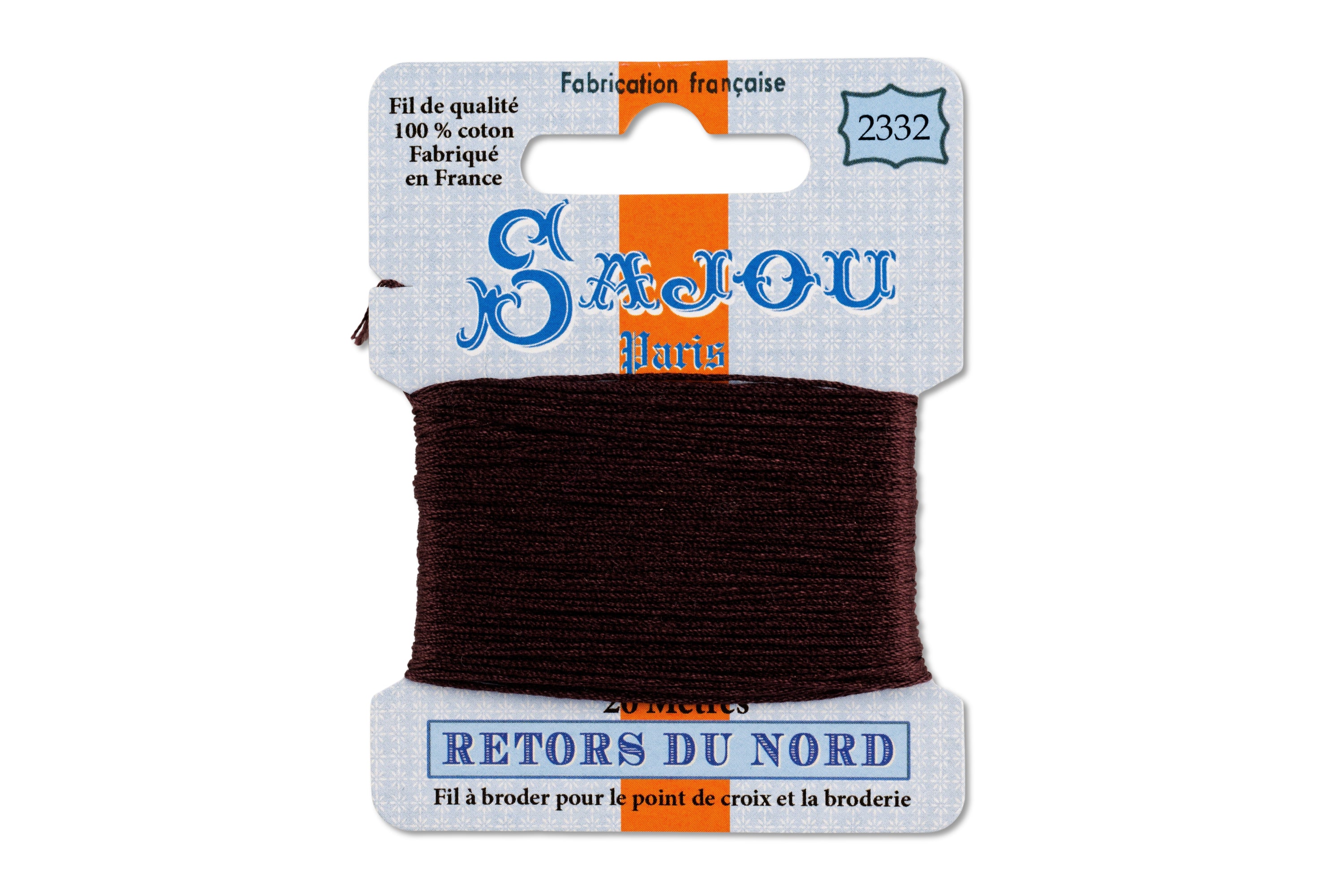 Retors du Nord Embroidery Floss, #2332 Auburn
