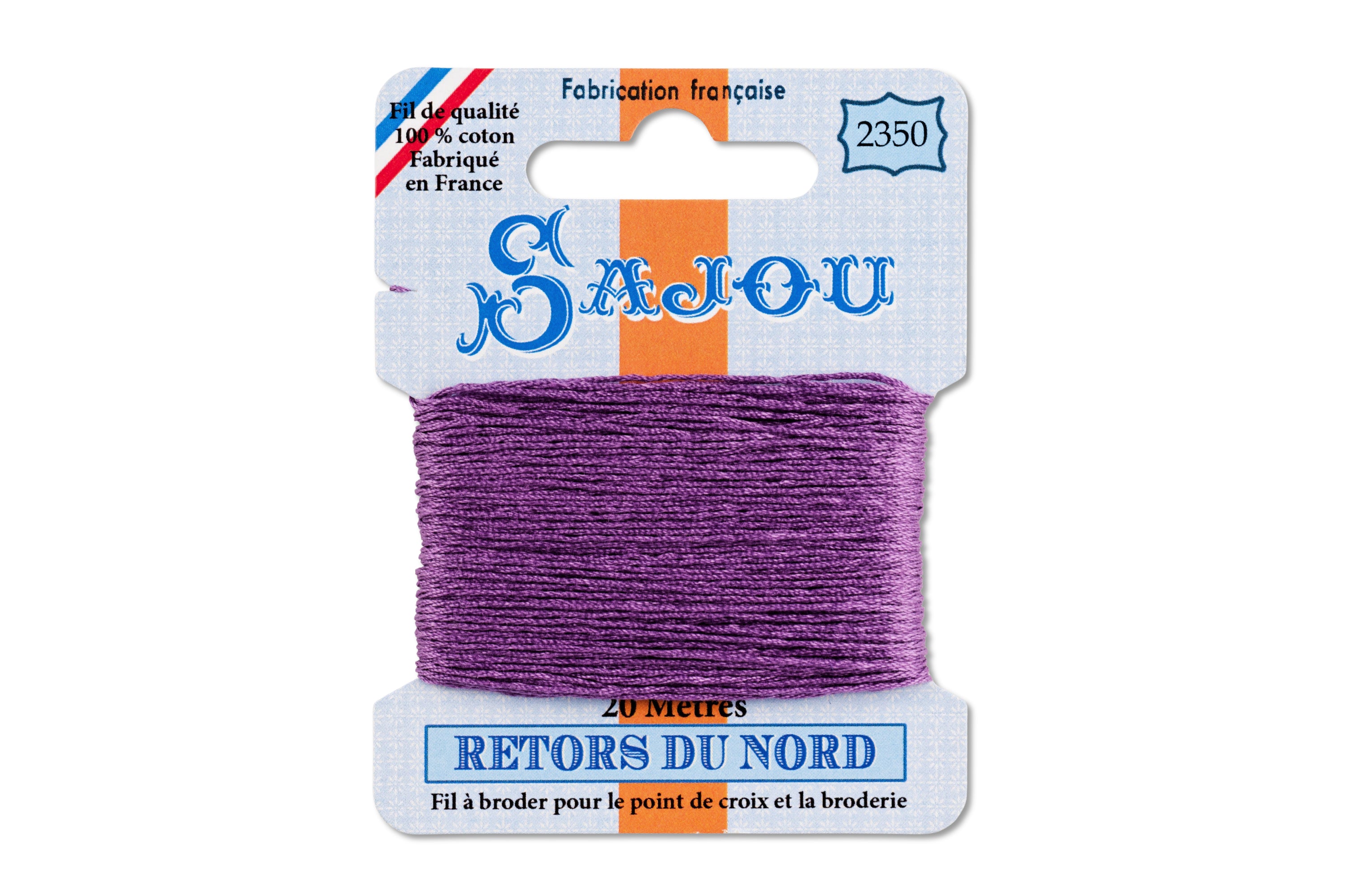 Retors du Nord Embroidery Floss, #2350 Purple