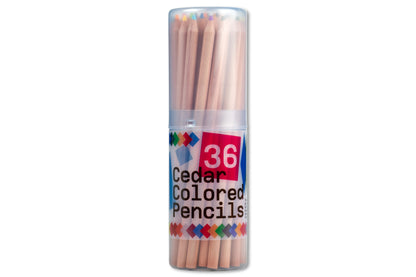 Cedar Colored Pencils, Set of 36