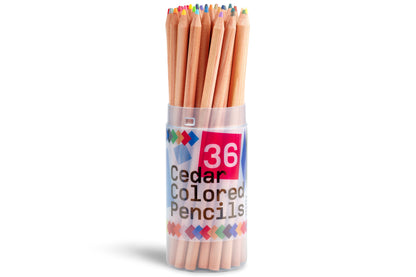 Cedar Colored Pencils, Set of 36