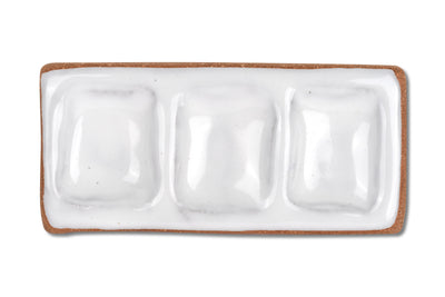 3-Well Ceramic Paint Palette