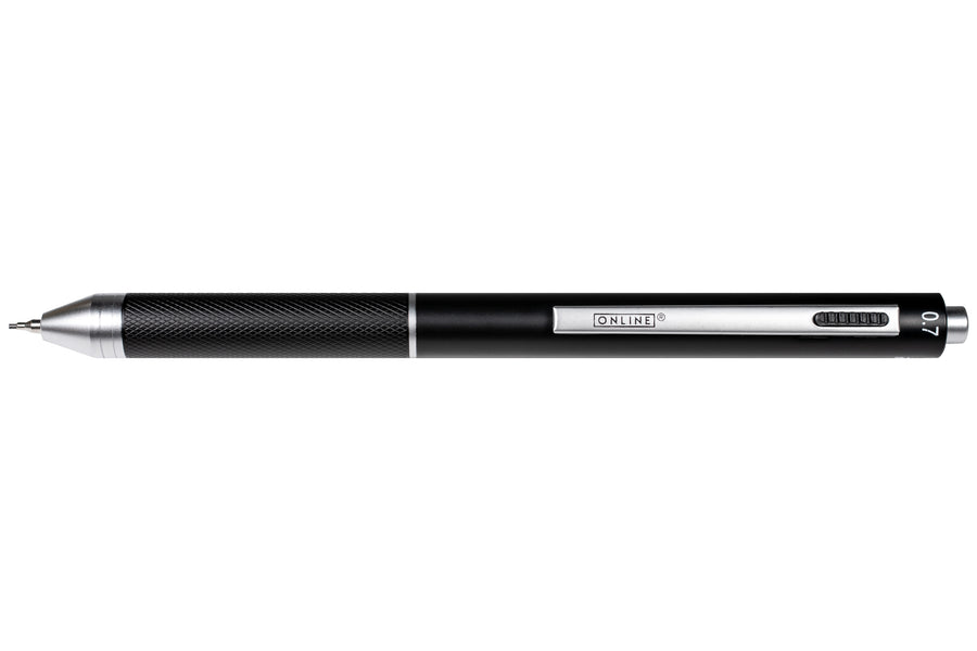 4-in-1 Metal Multipen, Satin Black