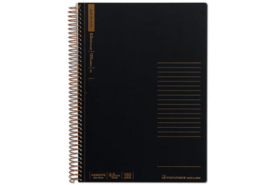 Spiral Note 150, Ruled (Black Cover)