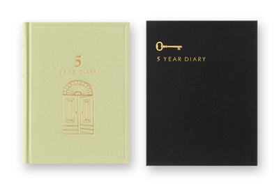 Five Year Diary, Compact, Mint Green