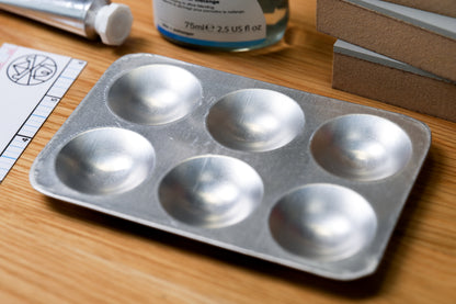 6-Well Aluminum Mixing Tray