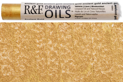 R&F Drawing Oils #3101, Ancient Gold