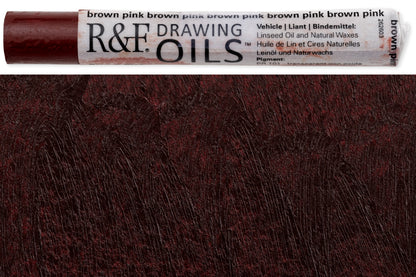 R&F Drawing Oils #3104, Brown Pink