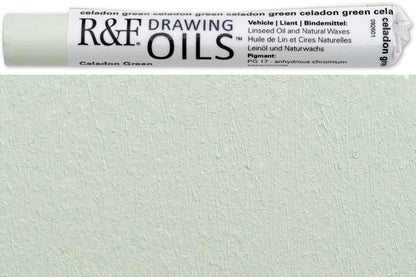 R&F Drawing Oils #3107, Celadon Green