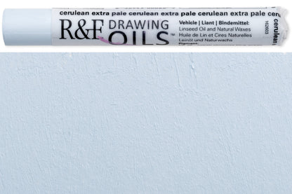 R&F Drawing Oils #3108, Cerulean Extra Pale