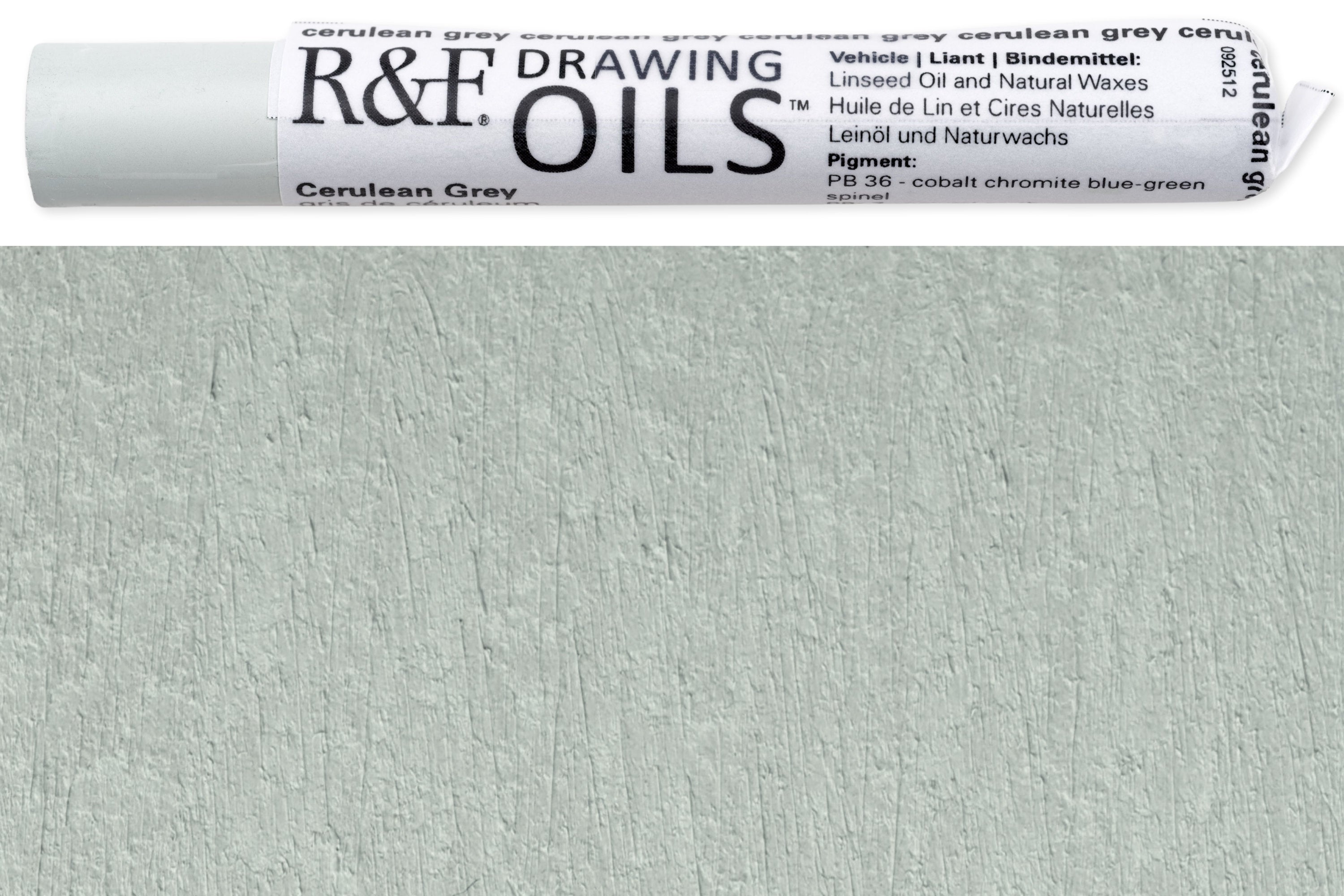 R&F Drawing Oils #3109, Cerulean Grey