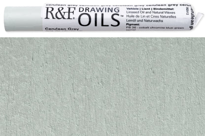 R&F Drawing Oils #3109, Cerulean Grey