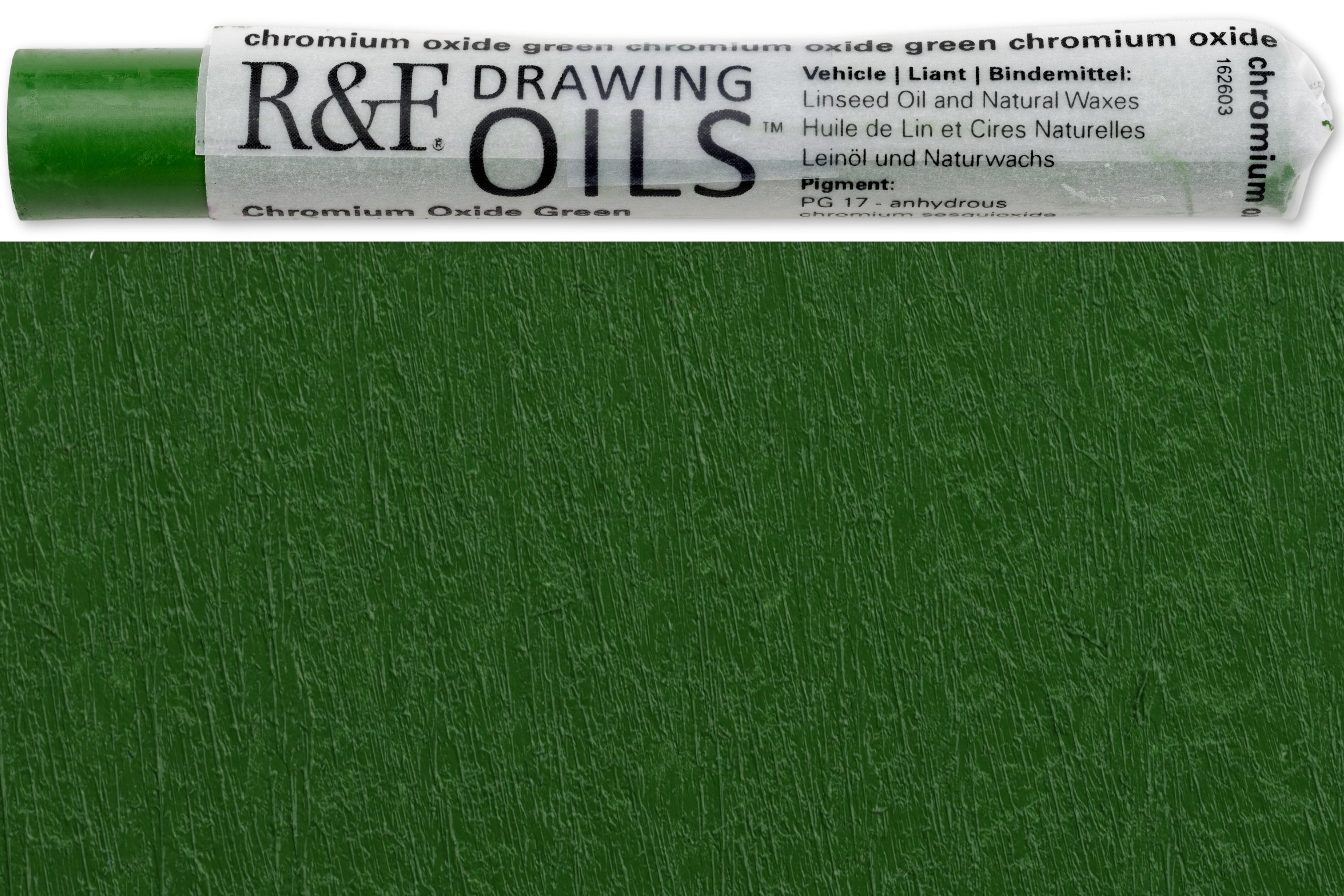 R&F Drawing Oils #3139, Chromium Oxide Green