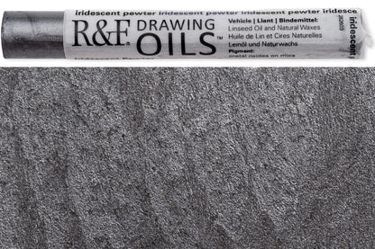 R&F Drawing Oils #3114, Iridescent Pewter