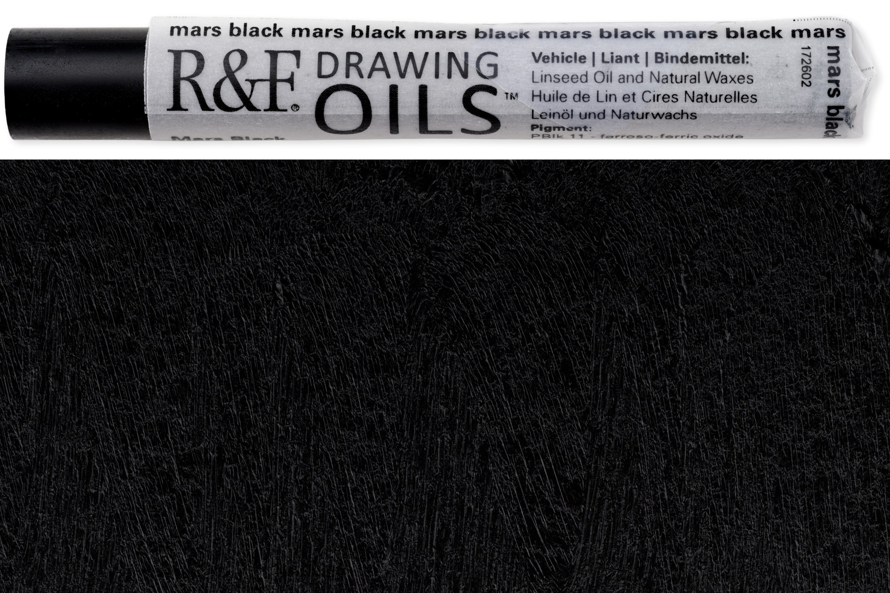 R&F Drawing Oils #3118, Mars Black