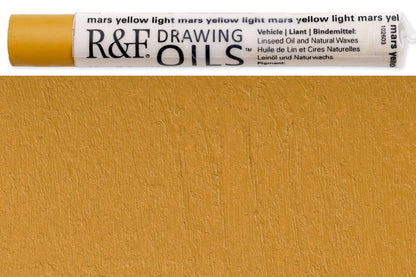 R&F Drawing Oils #3120, Mars Yellow Light