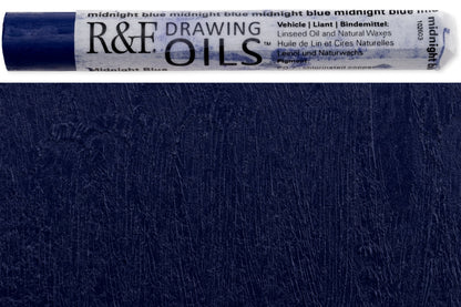R&F Drawing Oils #3121, Midnight Blue