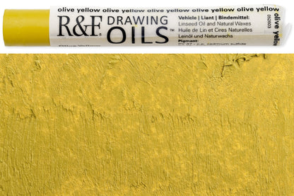 R&F Drawing Oils #3124, Olive Yellow