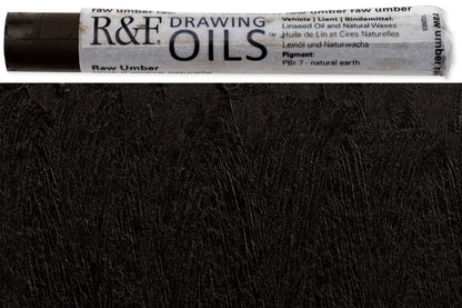 R&F Drawing Oils #3132, Raw Umber
