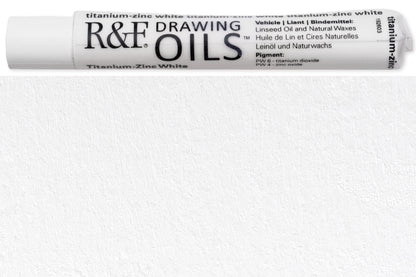 R&F Drawing Oils #3110, Titanium-Zinc White