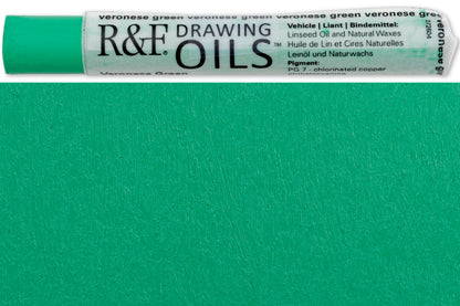 R&F Drawing Oils #3137, Veronese Green