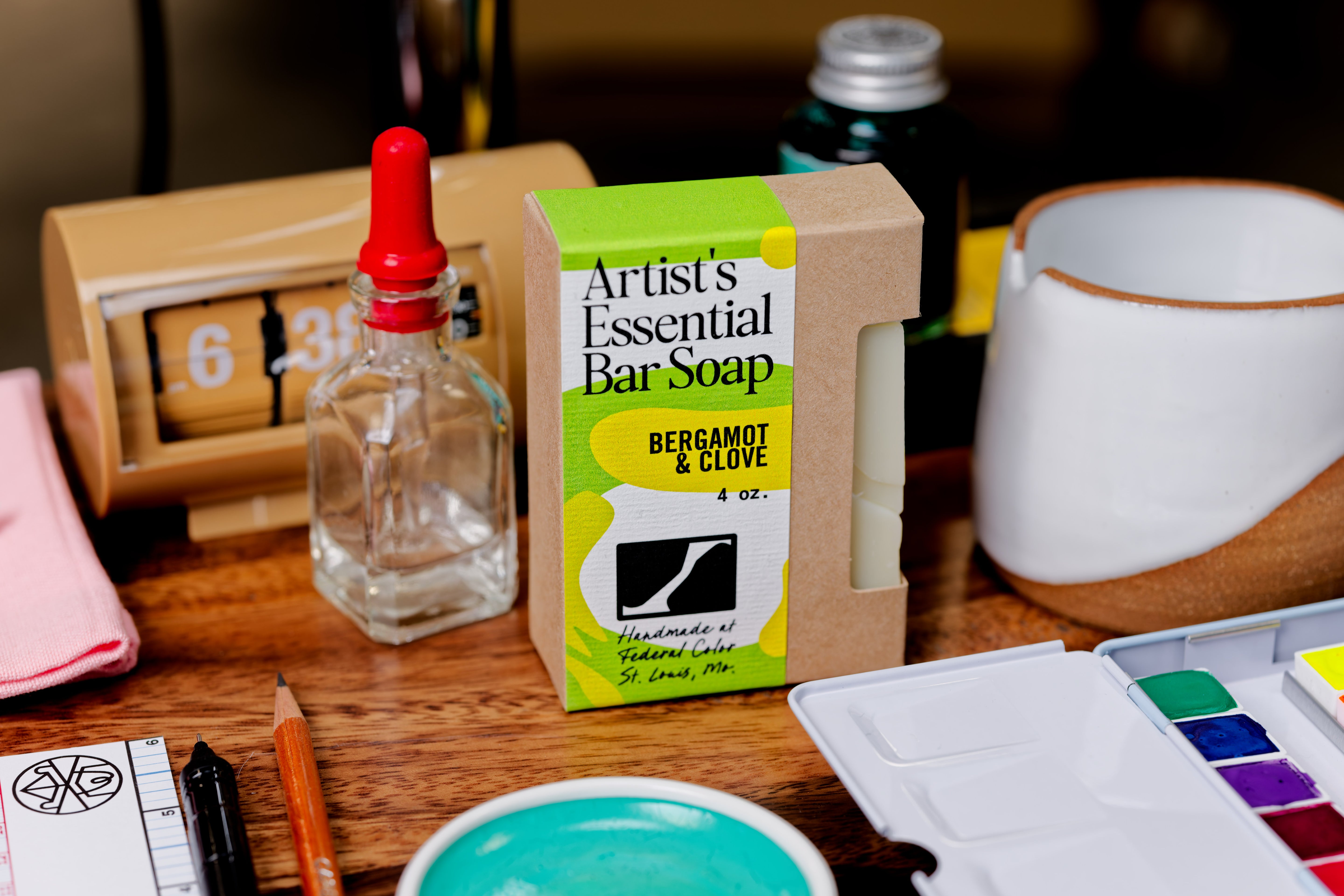 Artist's Essential Bar Soap, Bergamot & Clove