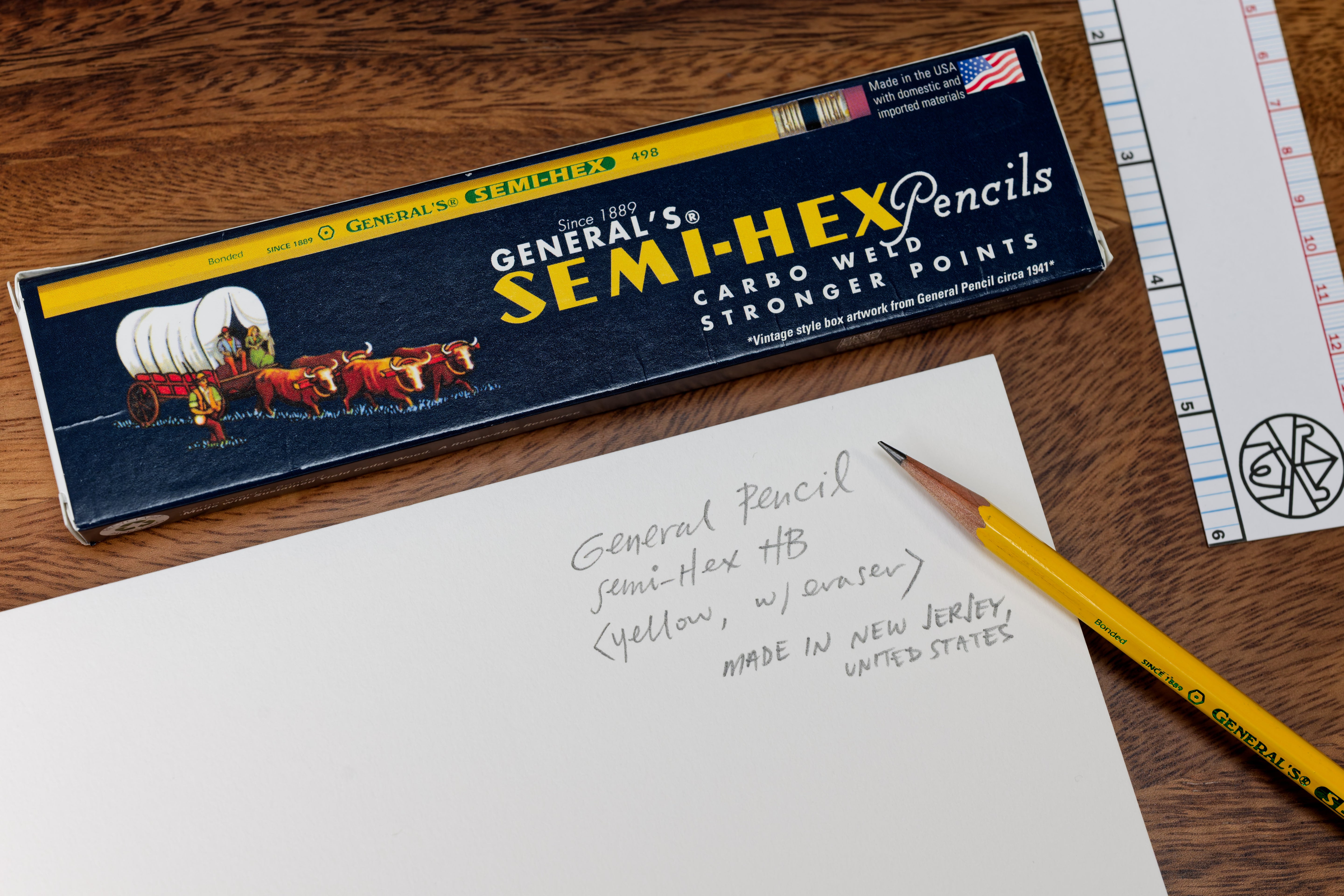 Semi-Hex #2 Pencils, Box of 12