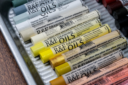 R&F Drawing Oils, Modern Set of 6