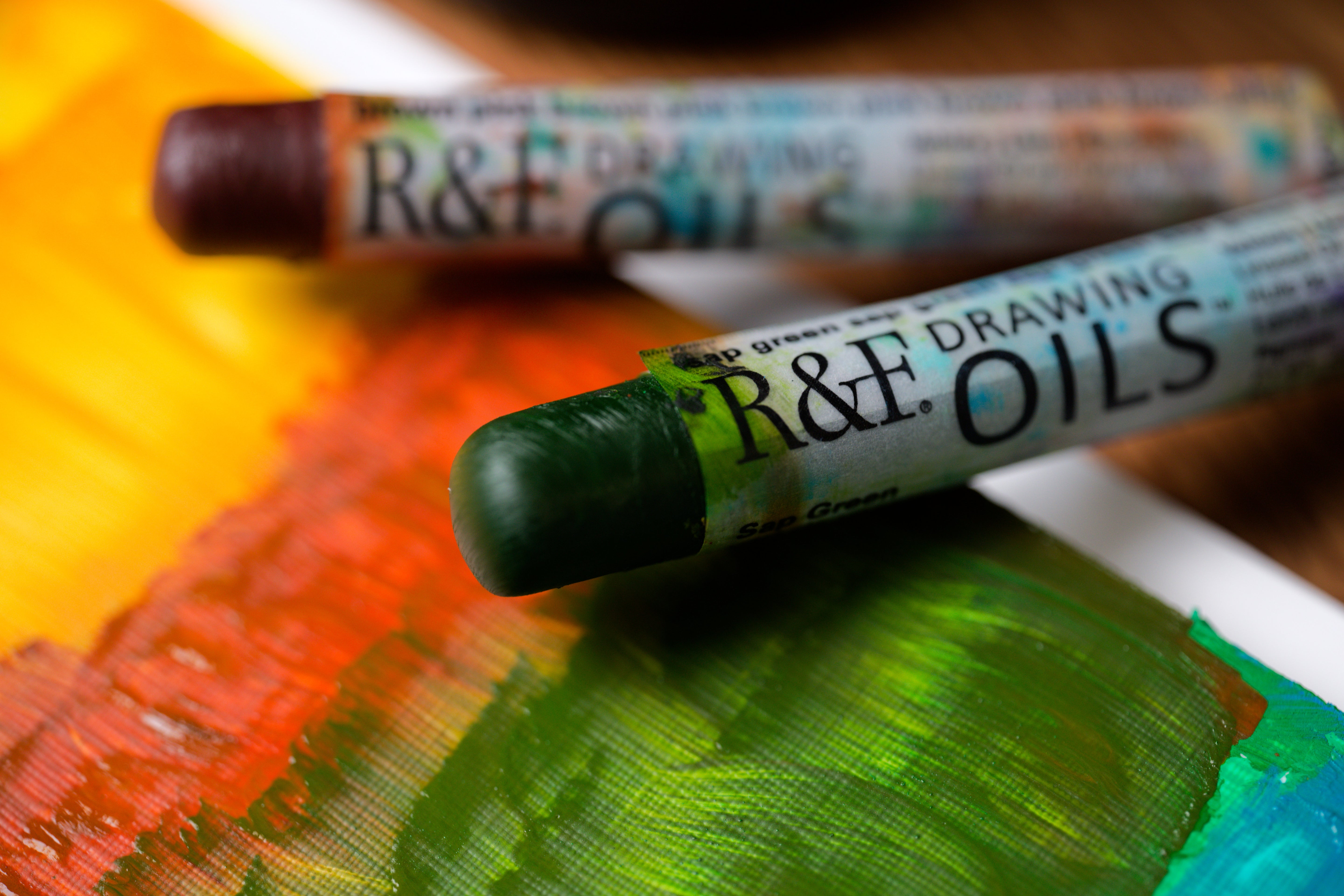 R&F Drawing Oils, Landscape Set of 6