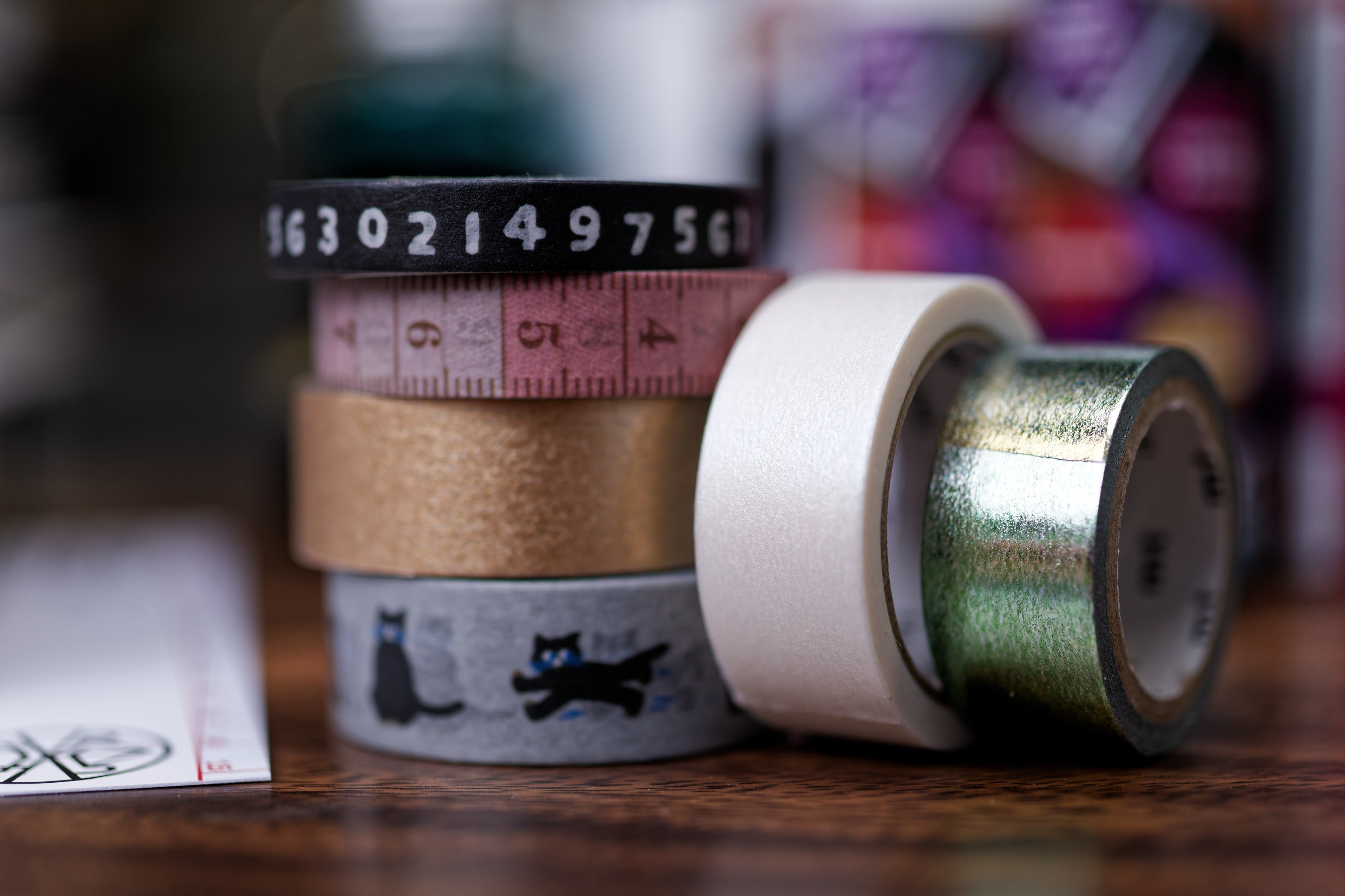 mt Washi Tape, 15 mm, Silky White
