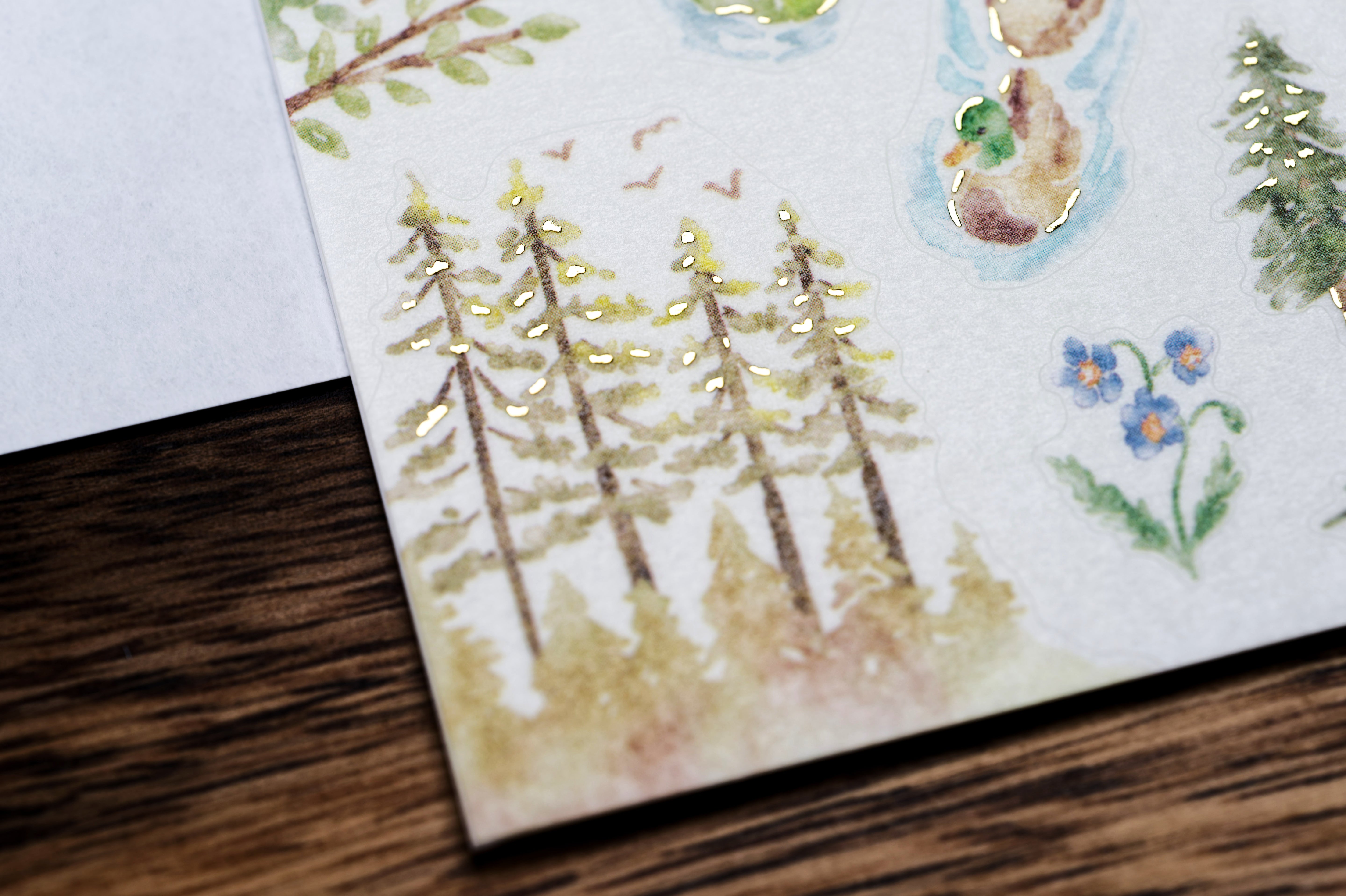 Birdwatching Washi Sticker Sheet