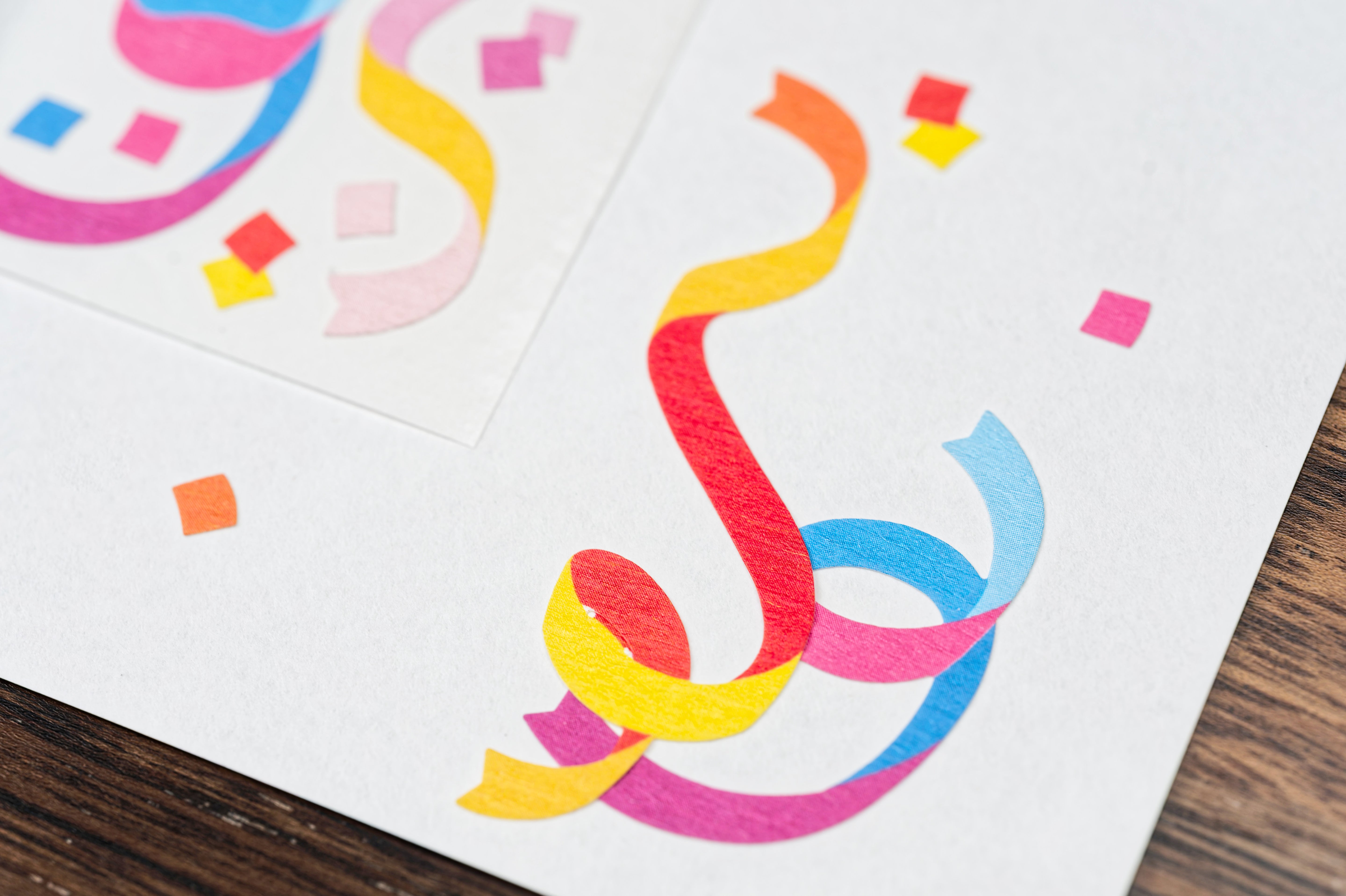 Ribbon Burst Sticker Sheet