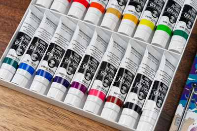 Turner Acryl Gouache, Set of 18