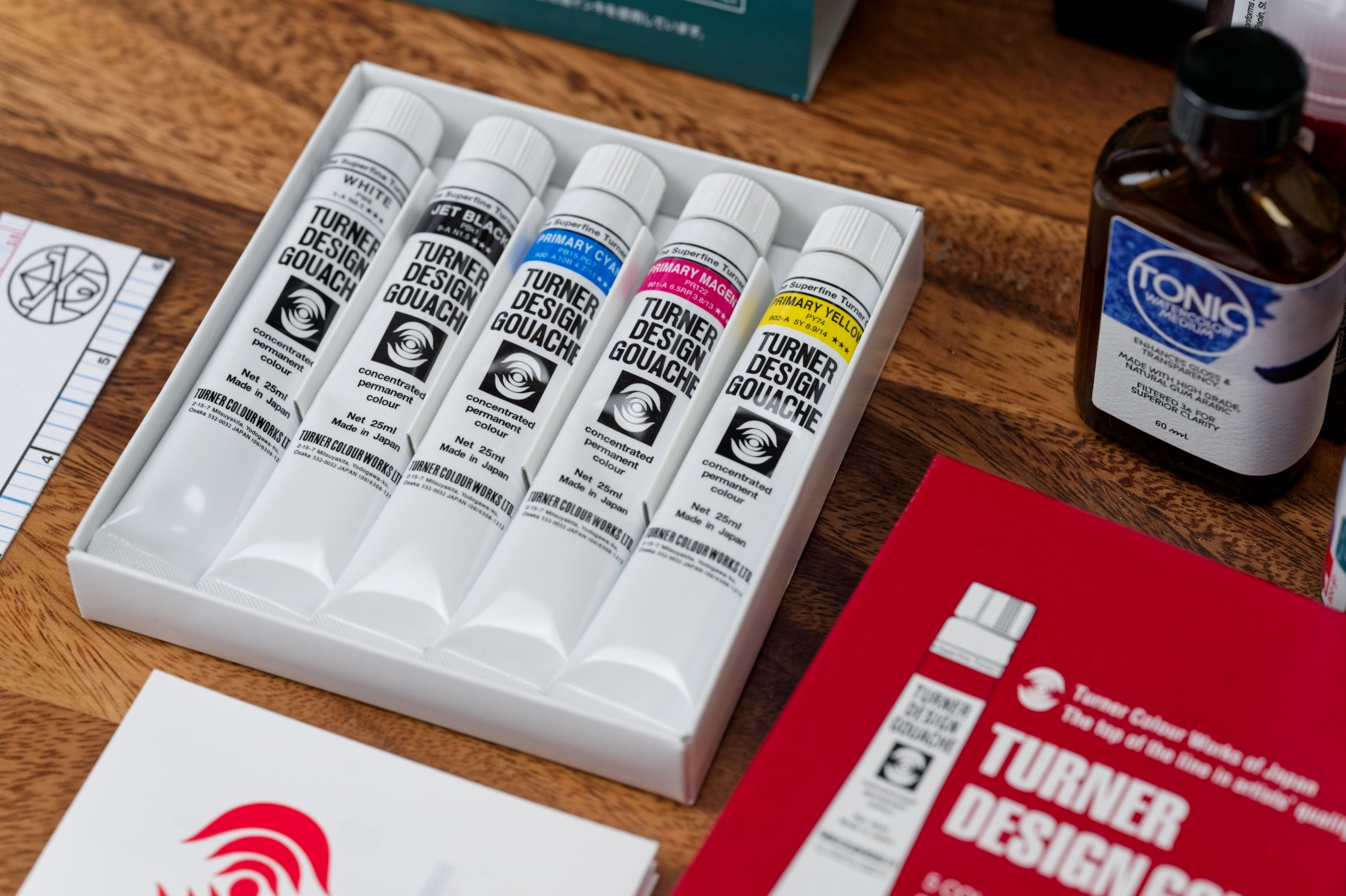 Turner Design Gouache, Color Theory Set of 5