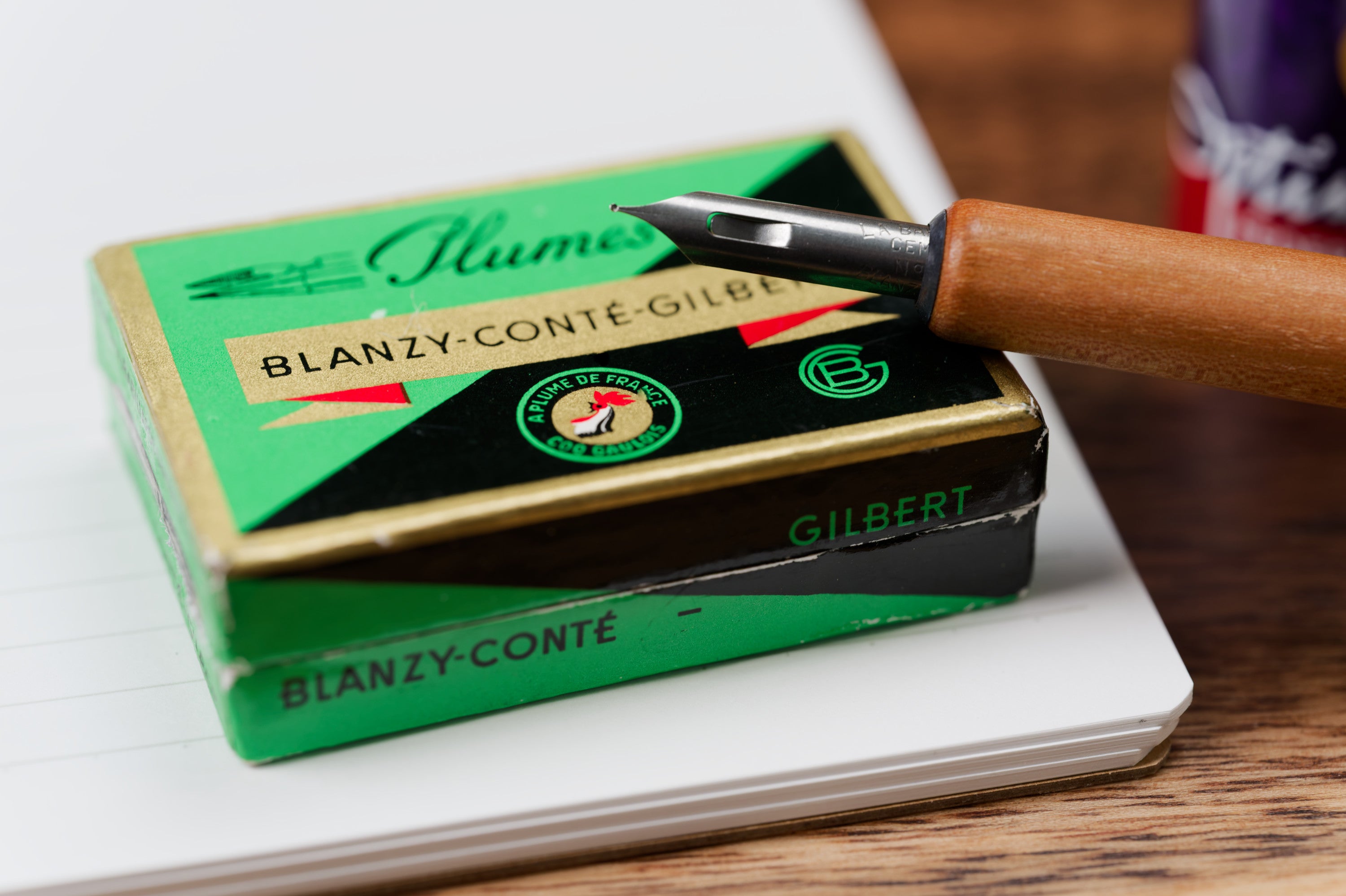 Blanzy-Conté-Gilbert #2770 Babillarde Cémentée Nib (Vintage)