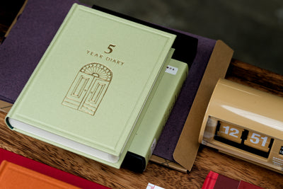 Five Year Diary, Compact, Mint Green