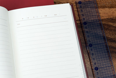 One Year Diary, Red Hardcover