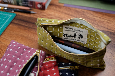 Cross-Stitch Pencil Pouch