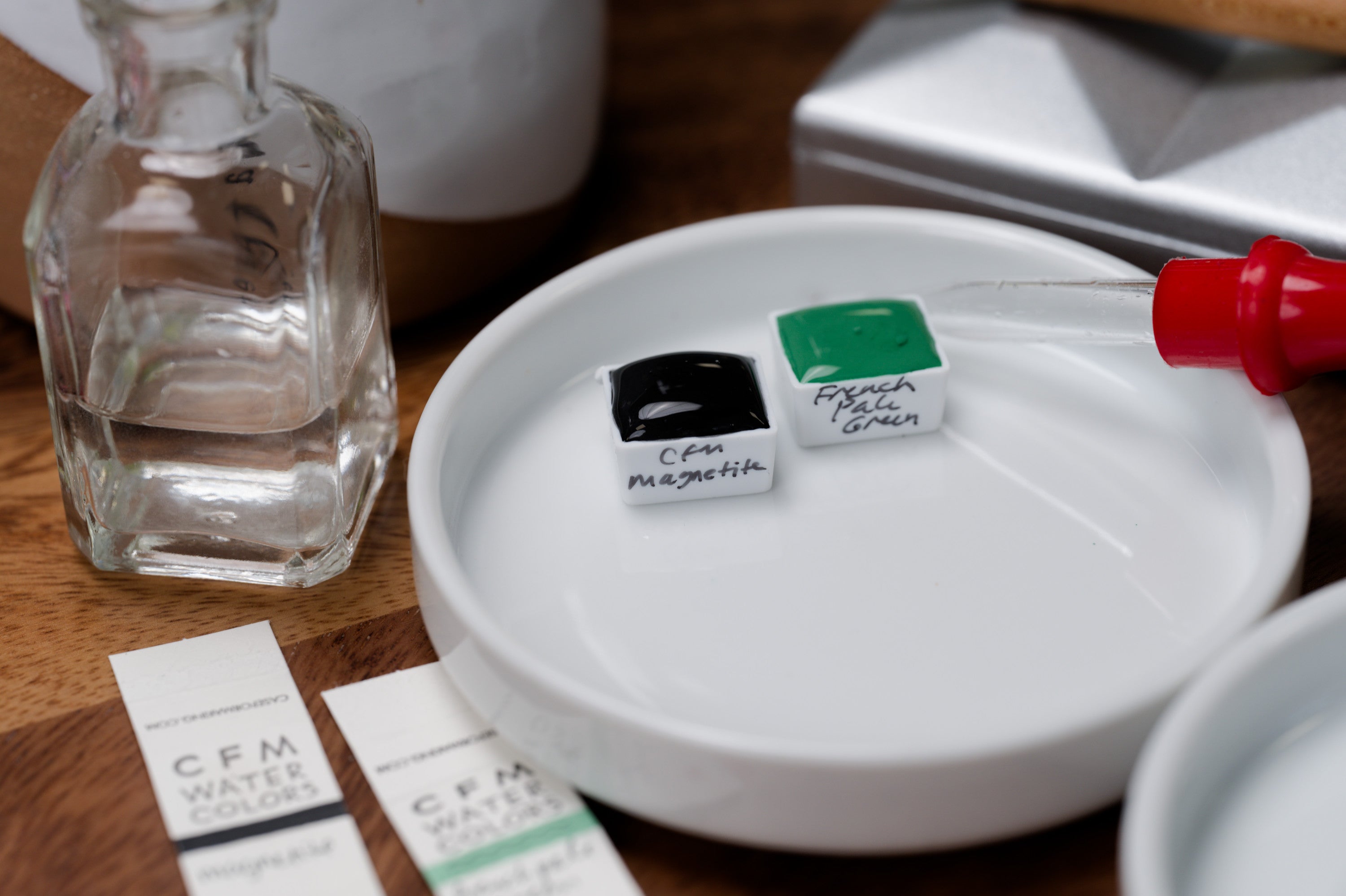 CfM Watercolor Half Pan, French Pale Green