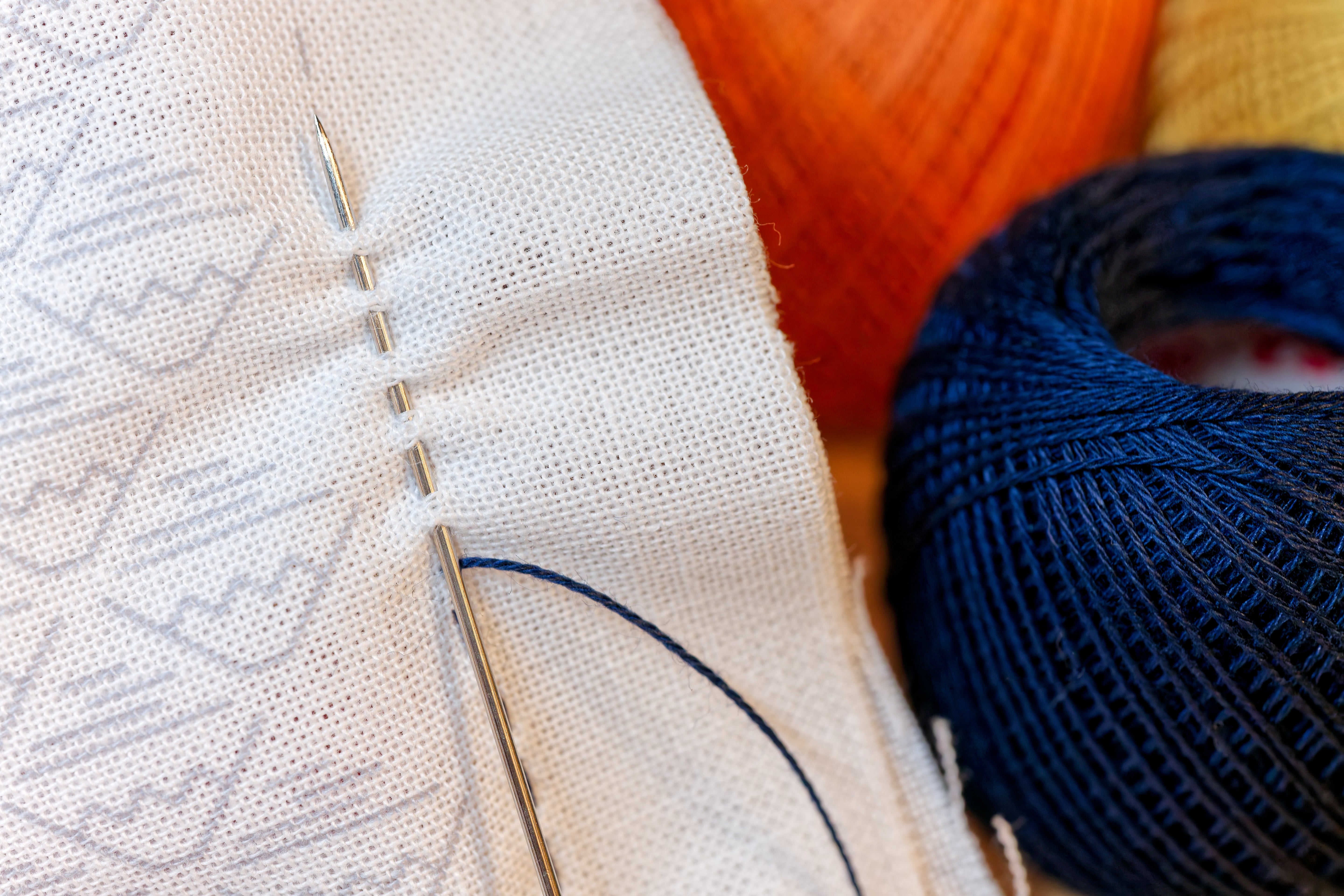 Olympus Thin Sashiko Thread, #207 Pine Green