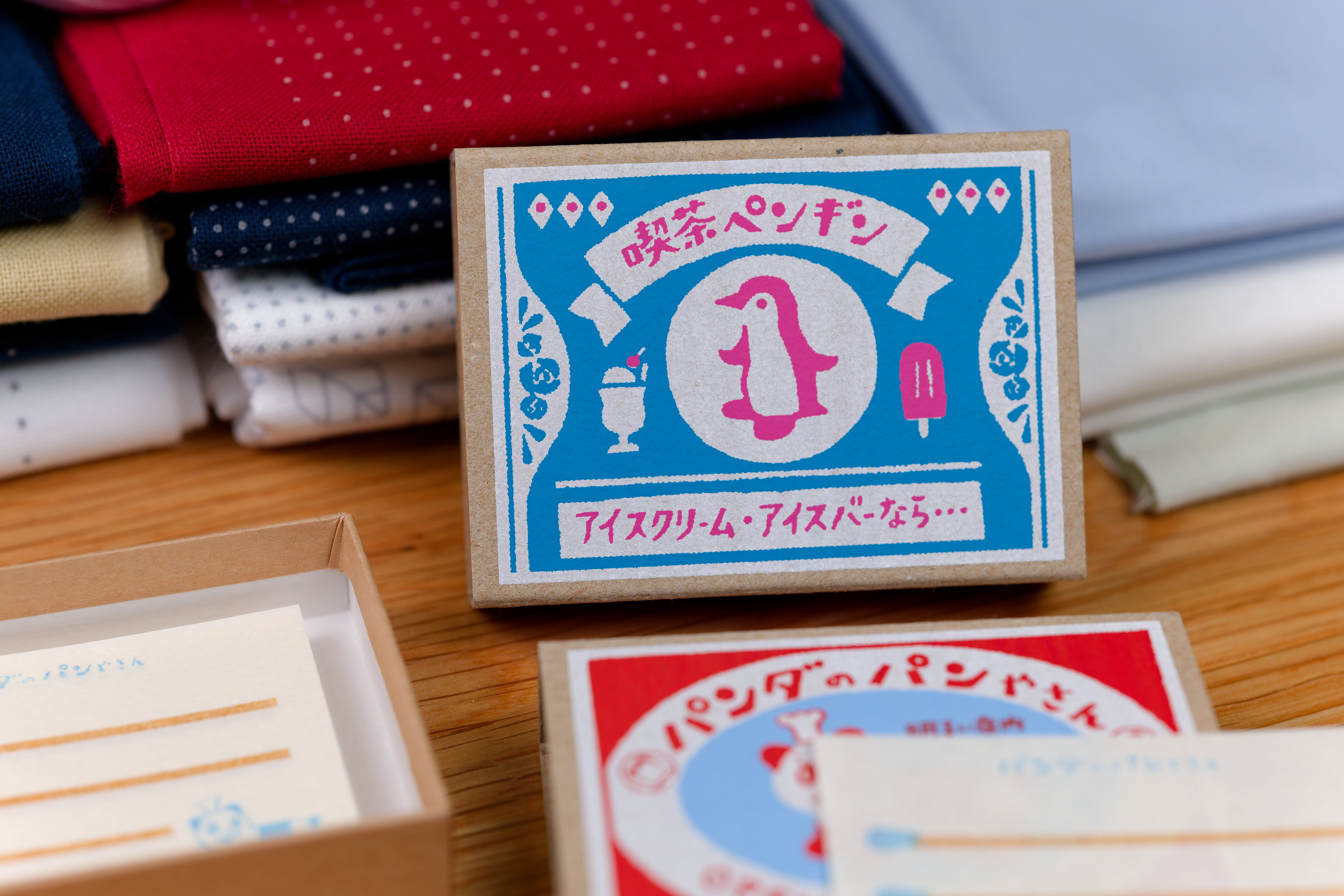 Matchbox Note Paper Set, Chilly Penguin