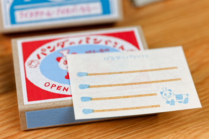 Matchbox Note Paper Set, Chef Panda