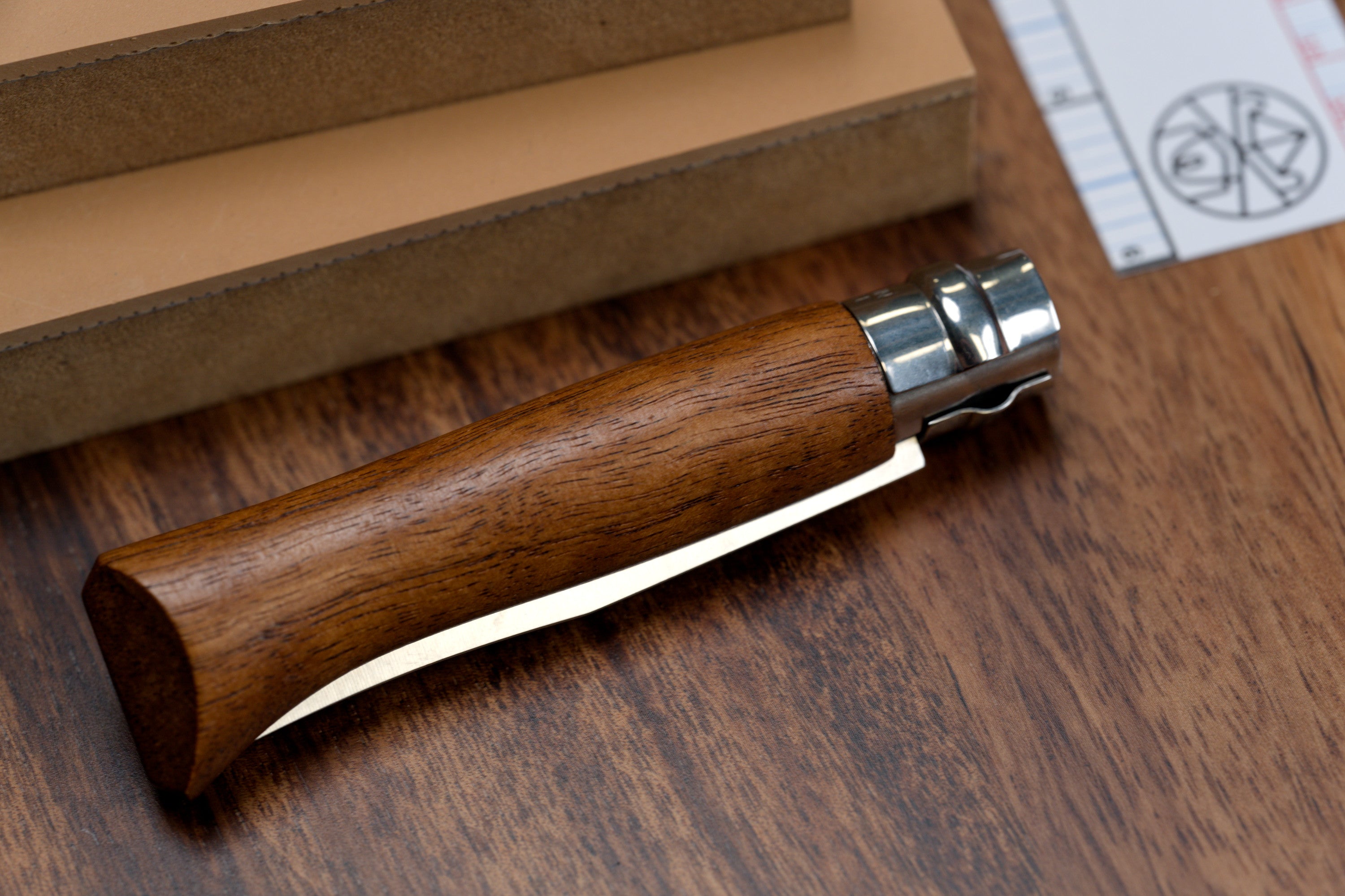 Opinel No. 08 Stainless Folding Knife, Walnut – St. Louis Art Supply
