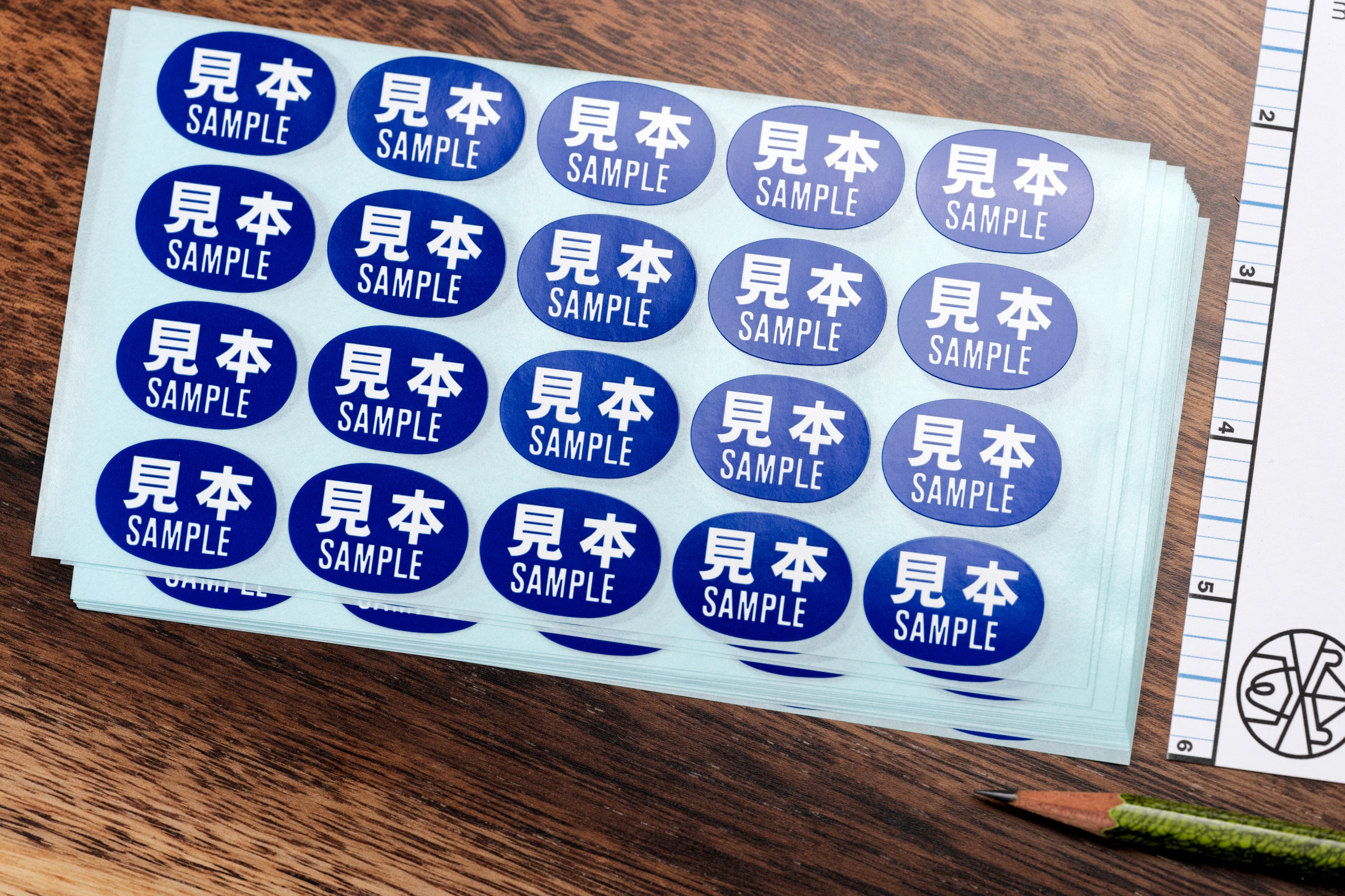 "SAMPLE" Stickers, Bilingual, Pack of 300