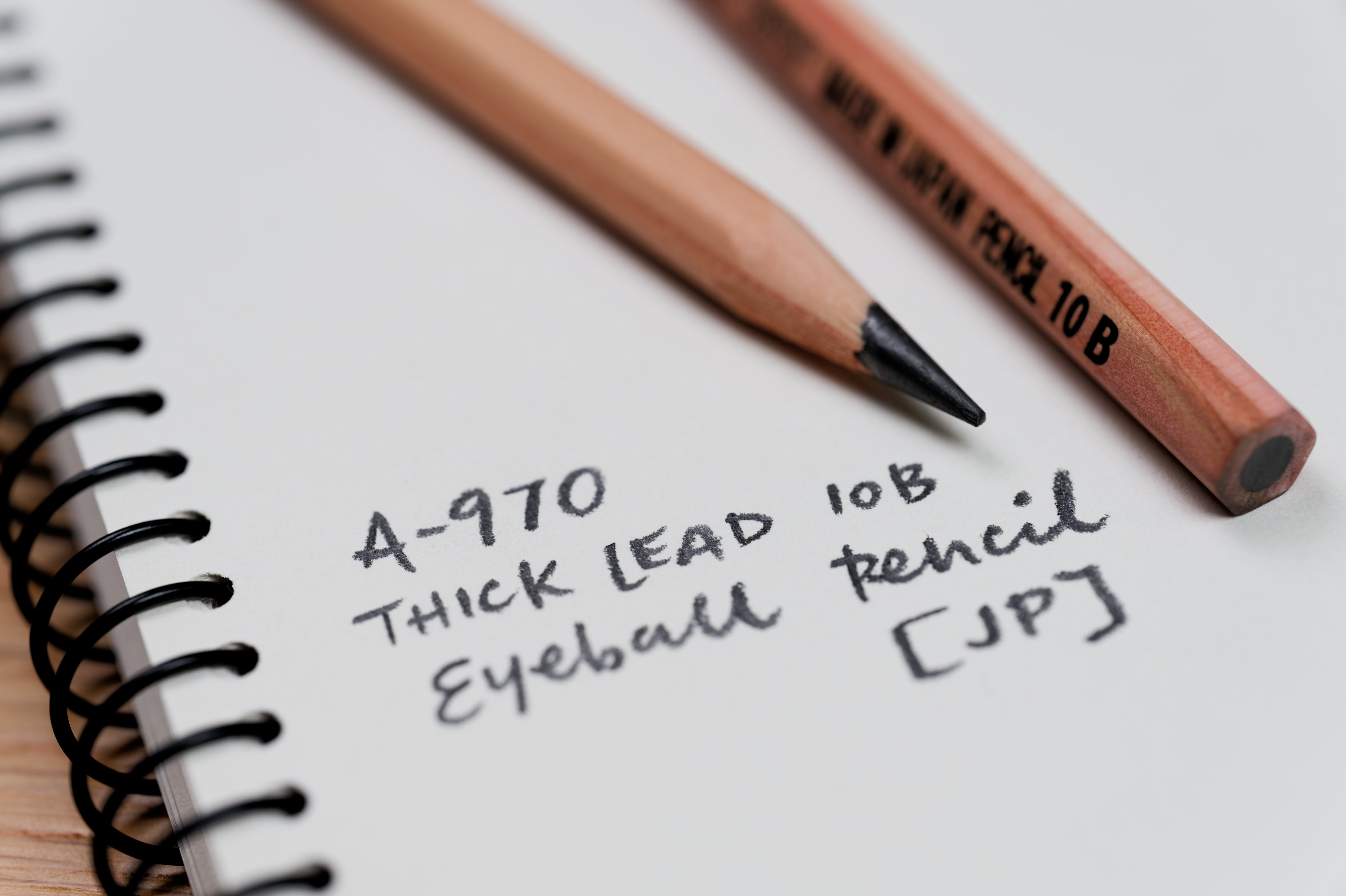 Cedar Calligraphy Pencils, Set of 5