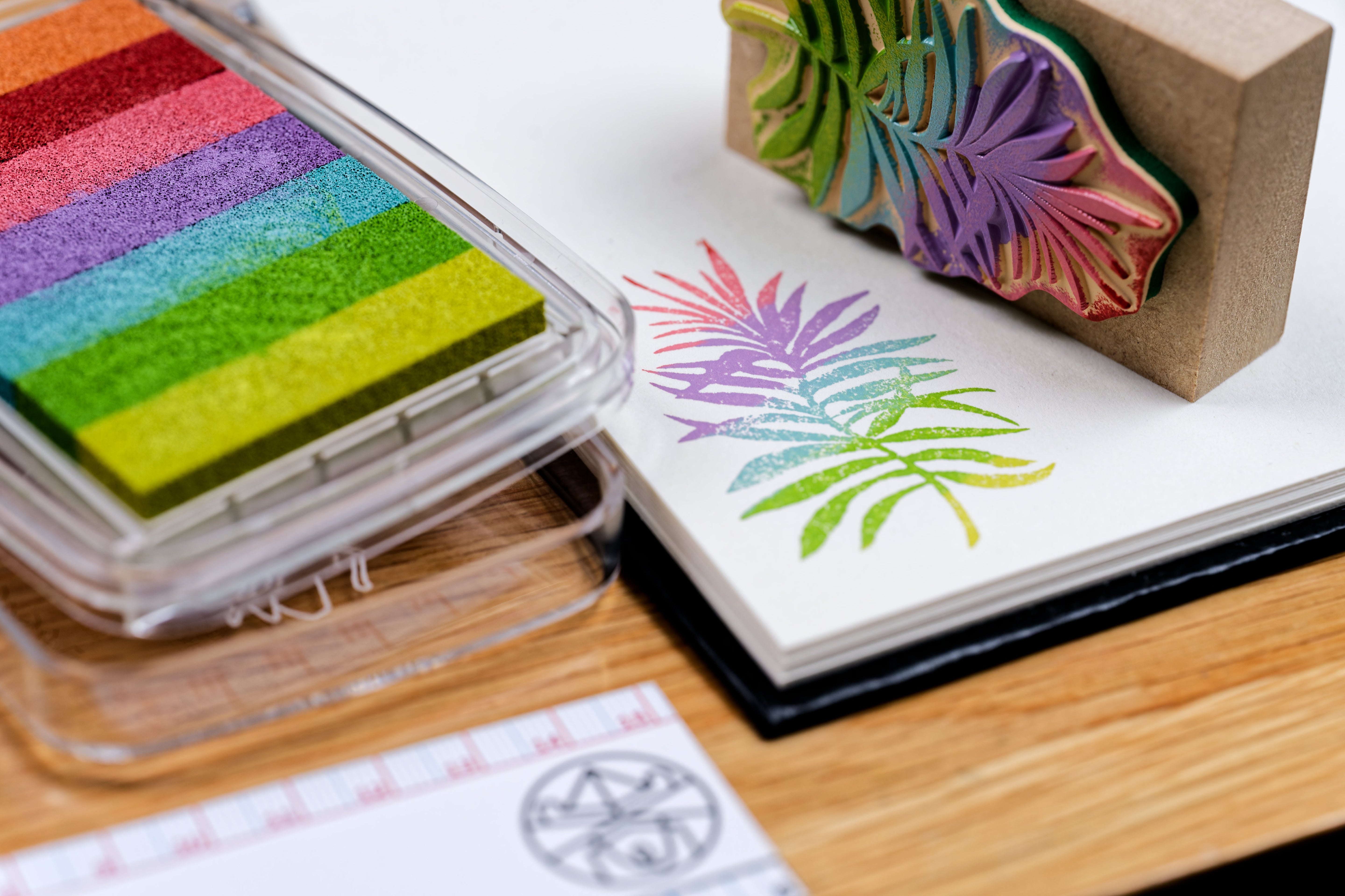 Fern Rubber Stamp, 3" x 2"