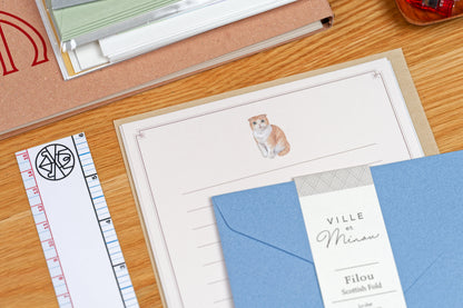 Scottish Fold Letter Set