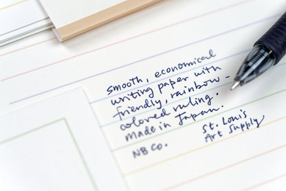 Rainbow Lined Letter Set