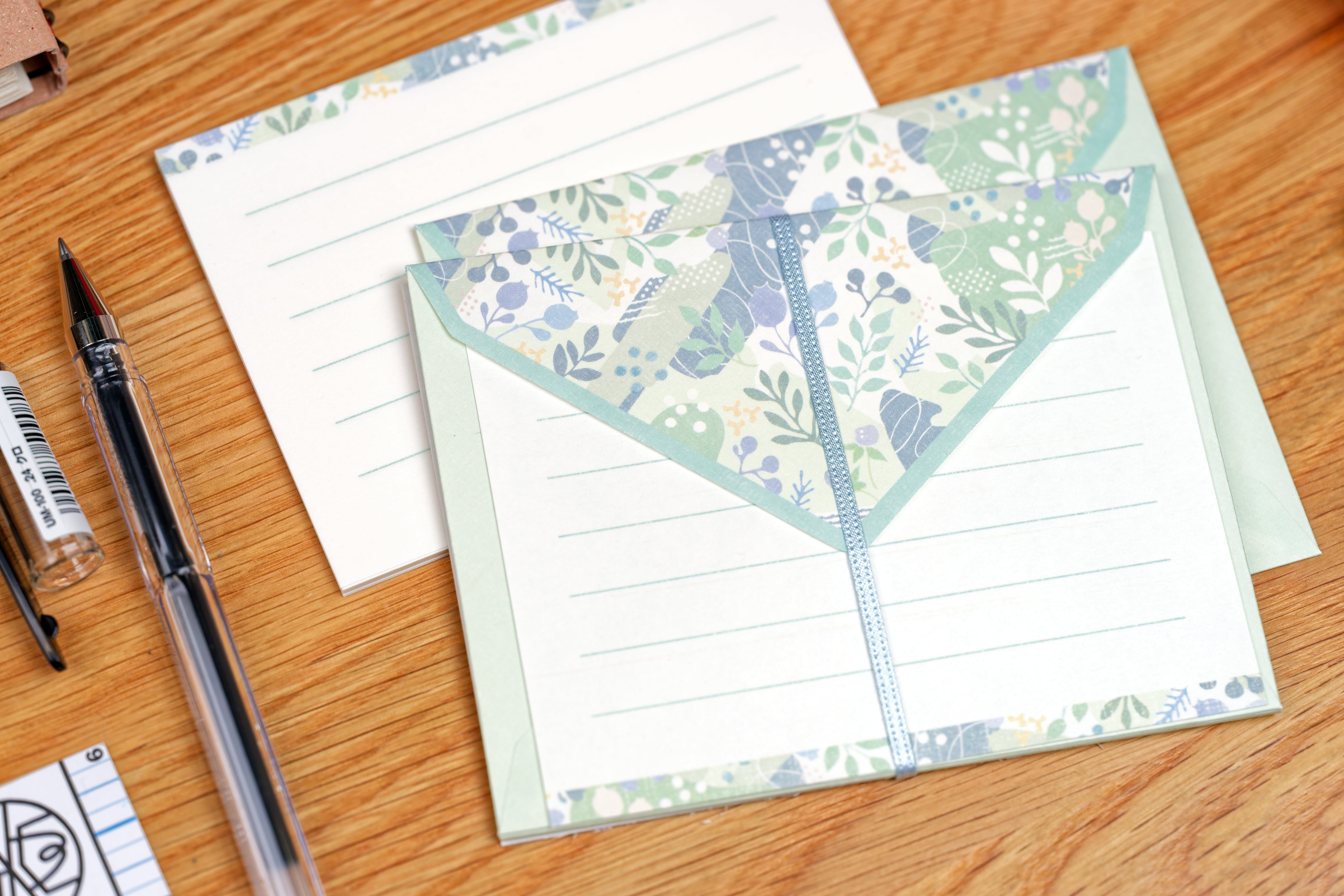 Botanical Note + Envelope Set, Mint